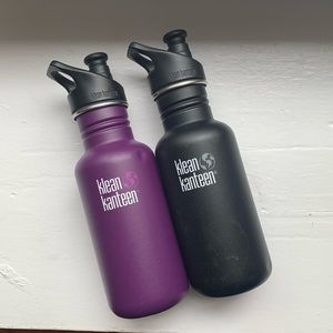 2-18oz Klean Kanteens